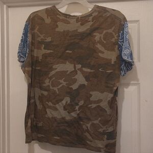 We The Free Oversized Camo Tee Shirt